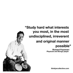Richard Feynman quote on creativity
