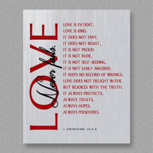 Love Quote Wall Decoration
