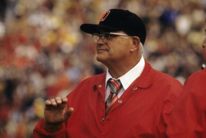 Woody Hayes did not fear turtles. (Getty Images)