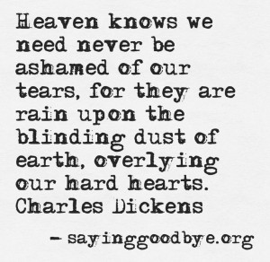 Charles Dickens Grief Quote