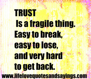 Trusting Someone Again Quotes