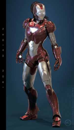 Forget Iron Man, here is Iron Woman ! :-0))