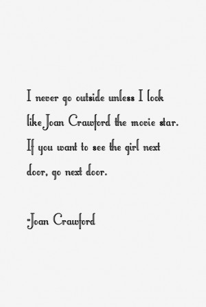 Joan Crawford Quotes & Sayings