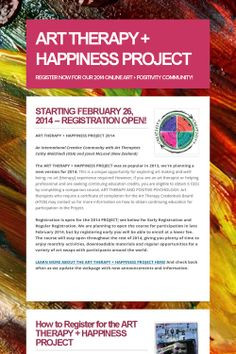 THERAPY + HAPPINESS PROJECT, official announcement from art therapists ...