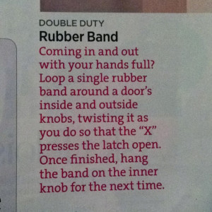 rubber bands