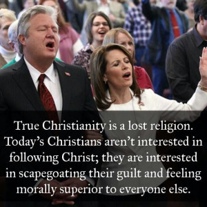 Fake Christians. Absolutely.
