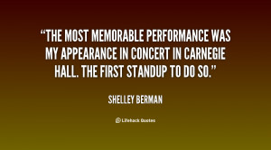 The most memorable performance was my appearance in concert in ...