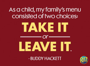 As far as RITZ were concerned, we always took it!