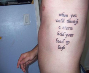 motivational quote tattoo 2