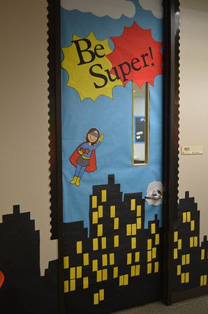 Kickin’ It With Class: 60 Classroom door ideas!!! Be Super for a ...