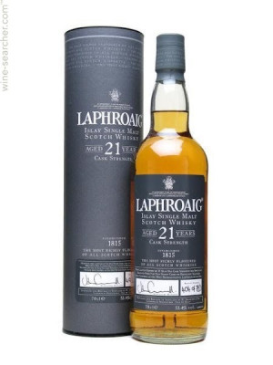 Laphroaig 21 Year Old Cask Strength Single Malt Scotch Whisky, Islay ...