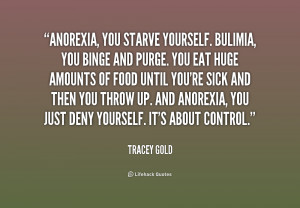 Bulimia Quotes And Sayings