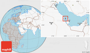 Where Is Bahrain Located On a Map of Asia