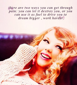 Words of wisdom from Taylor