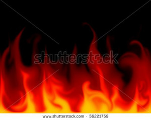 Abstract Flame Background