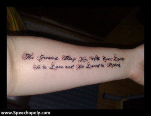 Tattoo Quotes Speechopoly