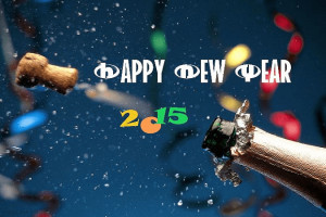 Unique Happy New Year 2015 And Cute Design Wallpaper