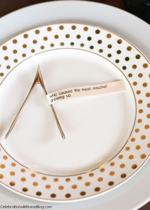 You could print these out on paper strips if you don’t have a ribbon ...