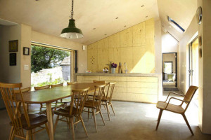 kitchen-dining area modest interior rural house