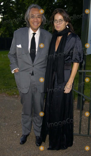 David Tang Picture London Hong Kong businessman David Tang and wife