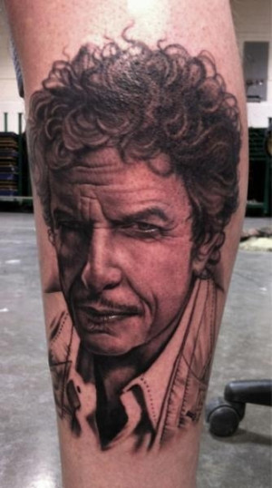 Bob Dylan tattoo Bob Dylan tattoo