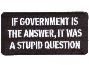 What label better describes government stupidity?
