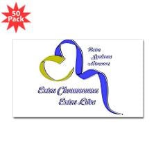 Down Syndrome Awareness Ribbon Sticker for