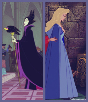 Princess Aurora And Maleficent