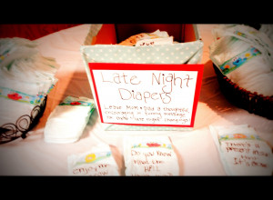 ... to think that these diapers with sayings will be used on baby soon