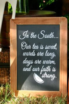 Summertime Sweet Tea Stand. Texas or Southern saying quote