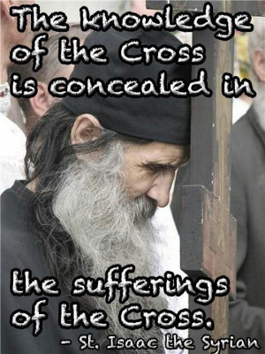 ... is concealed in the sufferings of the Cross.