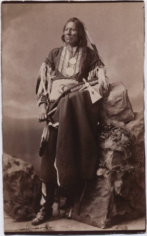 Description White Eagle Ponca chief by John K Hillers.jpg