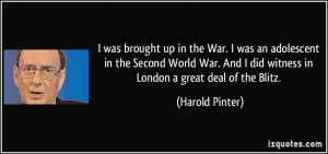 More Harold Pinter Quotes