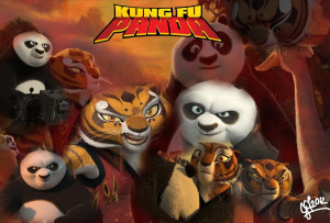 Kung Fu Panda Wallpaper by * 11Po-Tigress-Love11