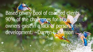 Based on my pool of coached clients, 90% of the challenges for ...