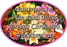 can do all things through Christ who strengthens me.