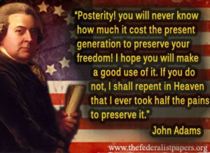 John Adams, Letter to Abigail Adams (27 April 1777)