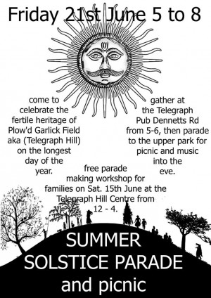 revival of an old tradition in SE14, a summer solstice parade ...