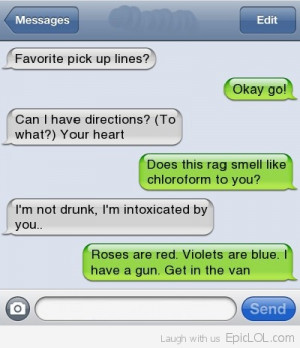 Funniest Text Message Pick Up Lines Ever!
