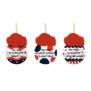 Auburn University Team Sayings Christmas Ornaments