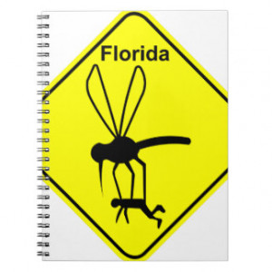 Florida State Bird the Mosquito Spiral Notebook
