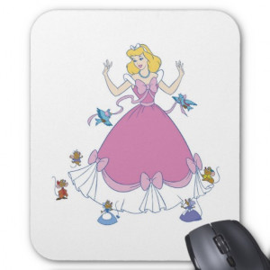cinderella_with_birds_and_mice_mouse_pad ...