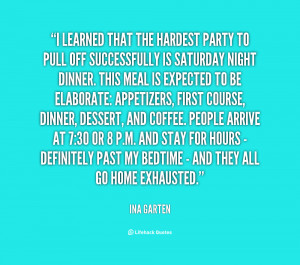 Saturday Night Party Quotes