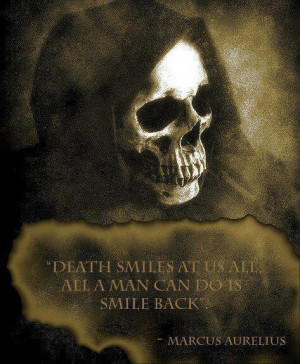 skulls #quotes #death #marcus aurelius