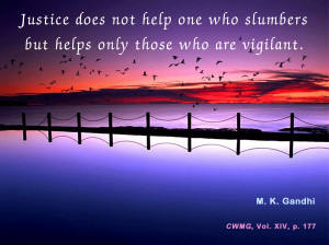 Mahatma Gandhi Quotes on Justice