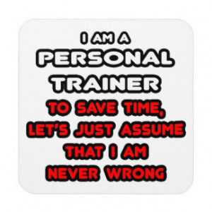 Personal Trainer Joke Gifts and Gift Ideas