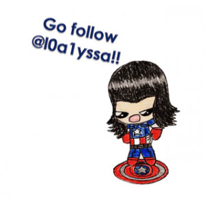 Loki dressed like Captain America says: Go follow @l0a1yssa !! #loki # ...