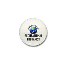 World's Coolest RECREATIONAL THERAPIST Mini Button for