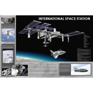 International Space Station Poster 24x36