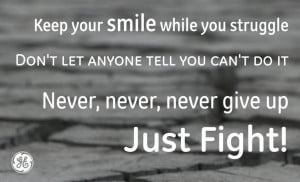 Fighting quotes, cool, motivational, sayings, smile